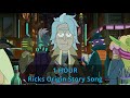 Ricks origin story song 1 hour  rick and morty