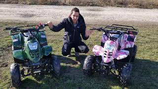 110Cc Hawk 6 Atv & Coolster 110Cc Quad Model 3050C Comparison & Test Drive