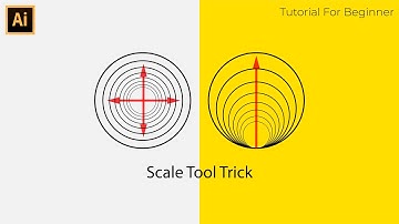 Trick How to use Scale tool - Adobe  Illustrator Tutorial