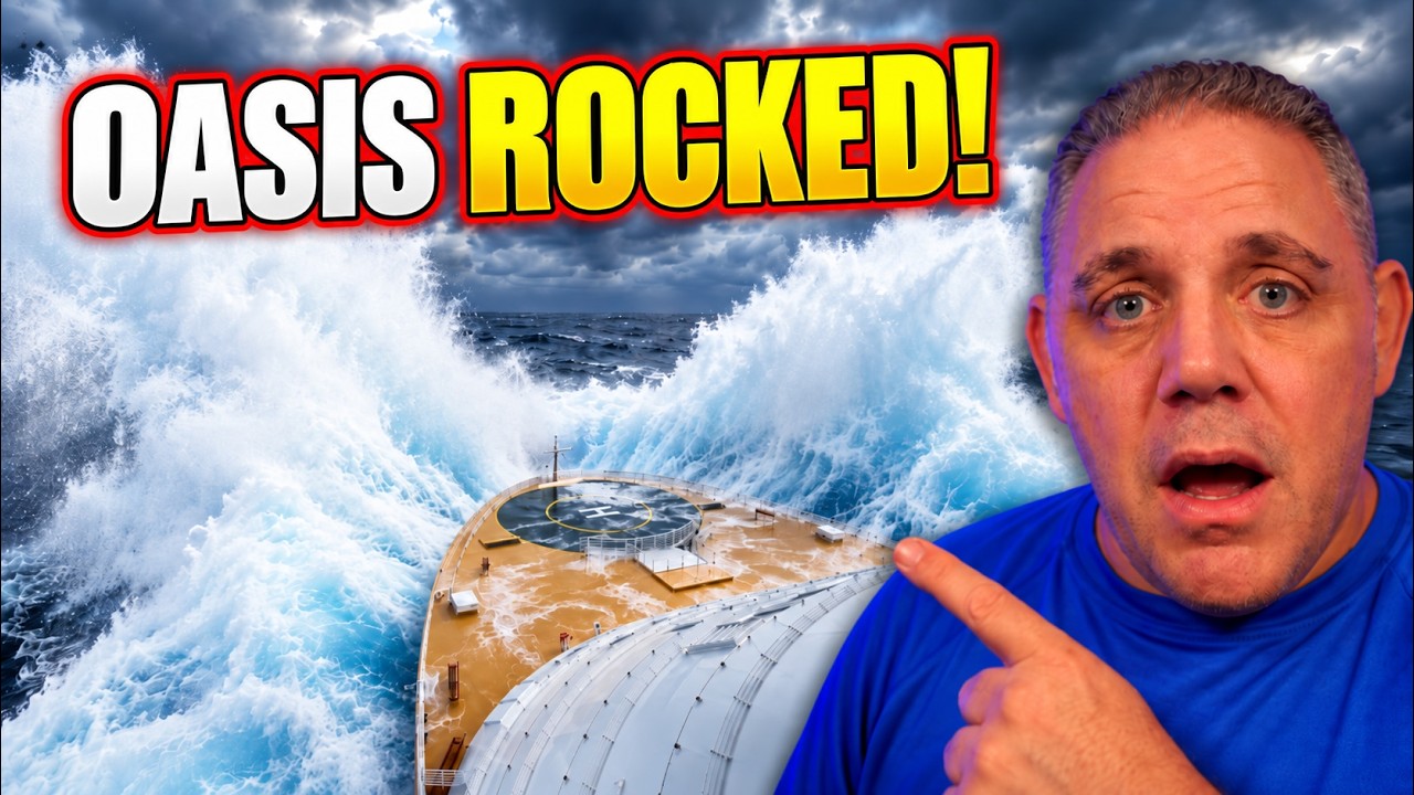 Would You Sail Through Seas Like This? Oasis of the Seas Gets ROCKED!