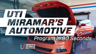 UTI Miramar’s Automotive Program in 90 Seconds