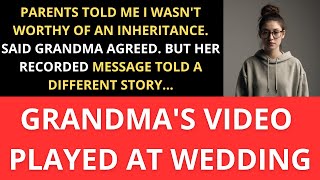 My Parents Demanded I Fund My Brother's House At His Wedding. My Grandma's Video Played Instead