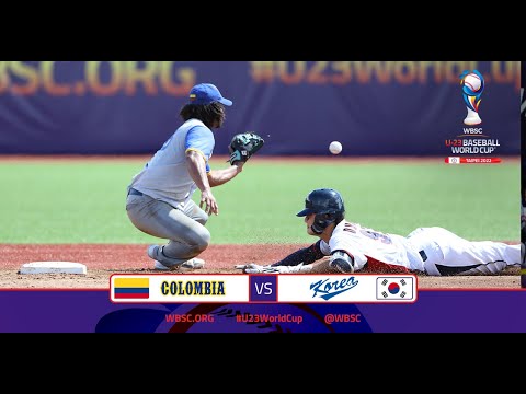 Highlights: 🇨🇴 Colombia vs. 🇰🇷 Korea - WBSC U-23 Baseball World Cup - Super Round