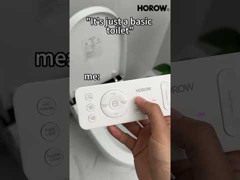 Elevate Your Bathroom Experience with HOROW T38P Smart Bidet Toilet #smarttoilet #bathroom #shorts
