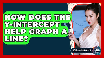 How Does The Y-intercept Help Graph A Line? - Your Algebra Coach