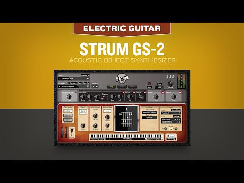 Presenting the electric side of the Strum GS-2 guitar plug-in VST AU AAX RTAS