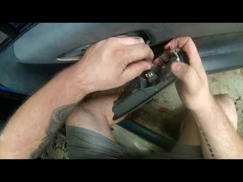 How to remove a honda del sol door panel - YouTube