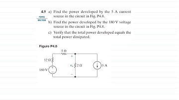 Problem 4.9 (Nilsson Riedel) Electric Circuits 12th Edition - Node-Voltage Method