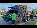 SBC Battle Leach 2RIII Rear Loader Garbage Truck at the Cleanup