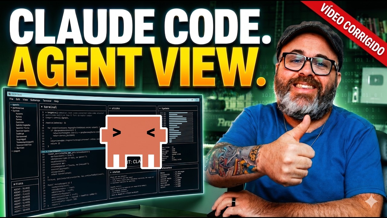 Claude Code acaba de receber a MAIOR atualização: Agent View, /goal, sessões persistentes e mais!