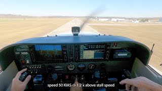 Cessna C172 - refresher training: emergency landing and short field landing!