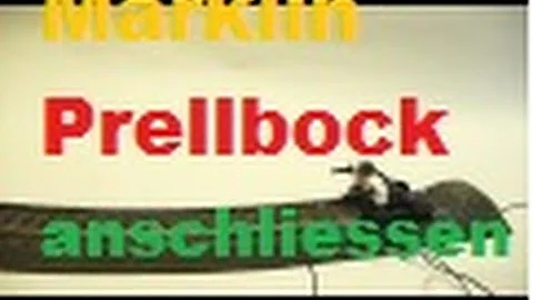 Märklin Prellbock mit Beleuchtung verkabeln --- LinusModellbahn