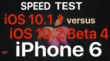 iPhone 6 : iOS 10.1.1 vs iOS 10.2 Beta 4 / Public Beta 4 Speed Test Build # 14C82