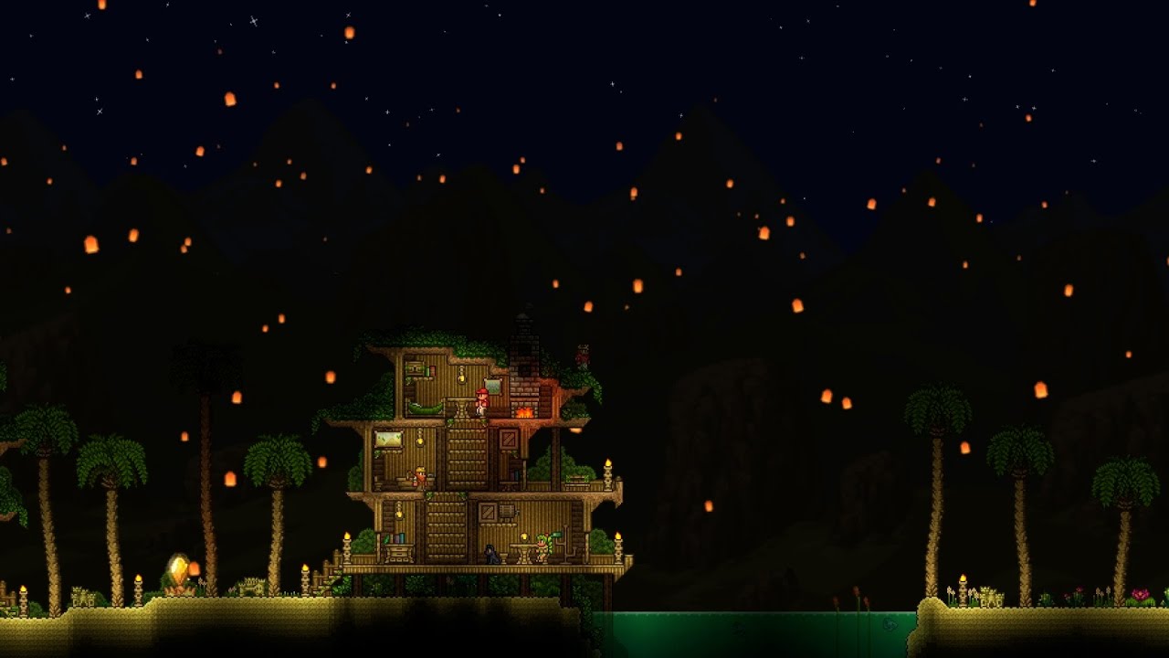 Terraria ночь время фото 1