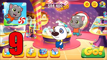 Talking Tom Candy Run | Gameplay Walkthrough Part 9 (iOS, Android)