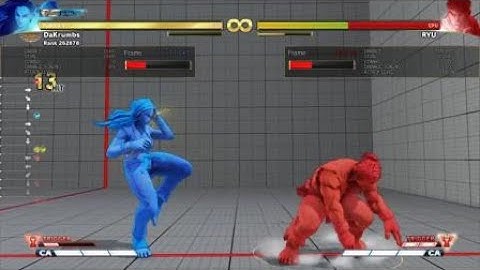 SFV AE Laura V-Trigger 1 Combo (13-Hits, 506 Damage)