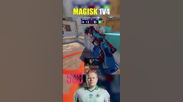 MAGISK INSANE 1V4 CLUTCH 🤯🔥