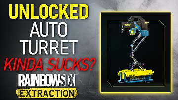 Testing Out the New React Auto Turret - Rainbow Six Extraction Collaboration Spillover Crisis Event
