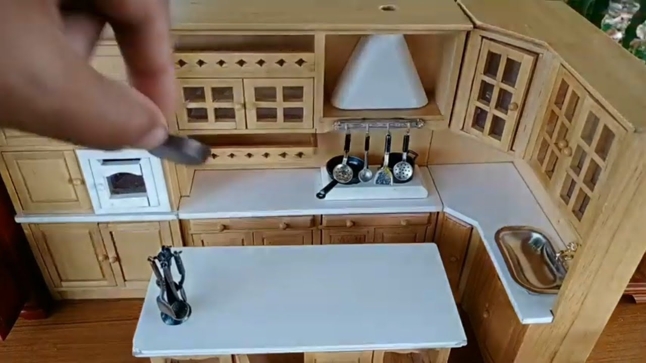 Miniature Kitchen Set Installation Video। Mini Kitchen Cooking Set। mini Kitchen - YouTube
