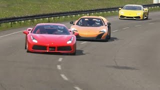 Video produced by assetto corsa racing simulator
http://www.assettocorsa.net/en/ the mod credits are: mclaren 675lt:
markos kass„ lamborghini huracan: ssetto...