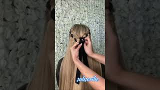 cute hairstyle / تسريحة شعر للمناسبات سهلة جدا #subscribe #2023 #reels #shorts