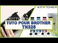 Recharge toner compatible pour les cartouches brother type tn325