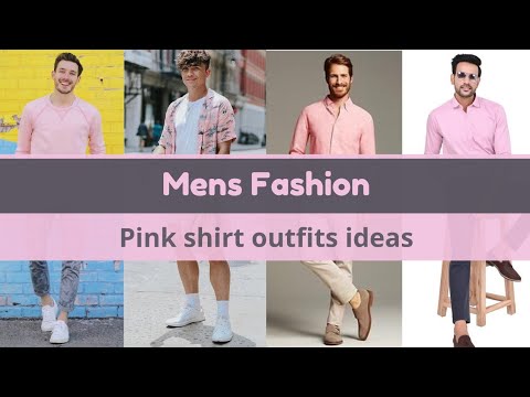 Pink shirt outfits ideas for men|how to wear pink shirt|men's fashion ...