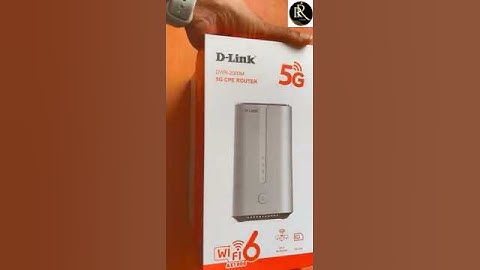 D-link DWR-2000M 5G WiFi6 SIM High speed Router Review And Unboxing