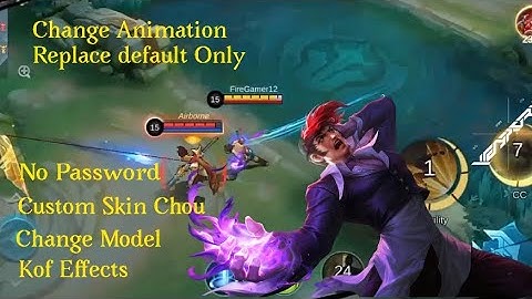 Chou Custom Skin| Kof And King Of Muay Thai |  No Password Compresd...