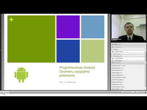 Programavimas Android. Duomenų saugojimo priemonės