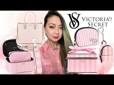 Victoria's Secret VS Set Of 3 Beauty COSMETIC Bag Train Case Tote  Make-Up NEW