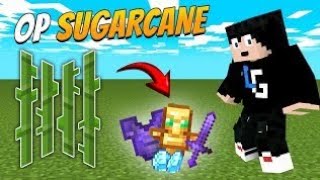 Minecraft But, SUGARCANE GIVES OP ITEMS | Gaming With A |