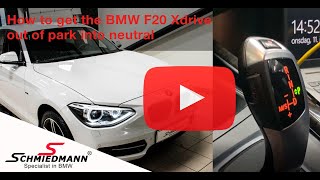F20 Xdrive - why to never use an unoriginal tester and how to save it if it gets stuck in park
