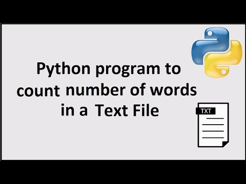 Video: Hur räknar man ord i Python?