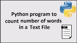Python program to count number of words in a Text File screenshot 4