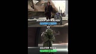 Anakin Skywalker vs Grand Master Yoda #1vs1 #starwars #vs