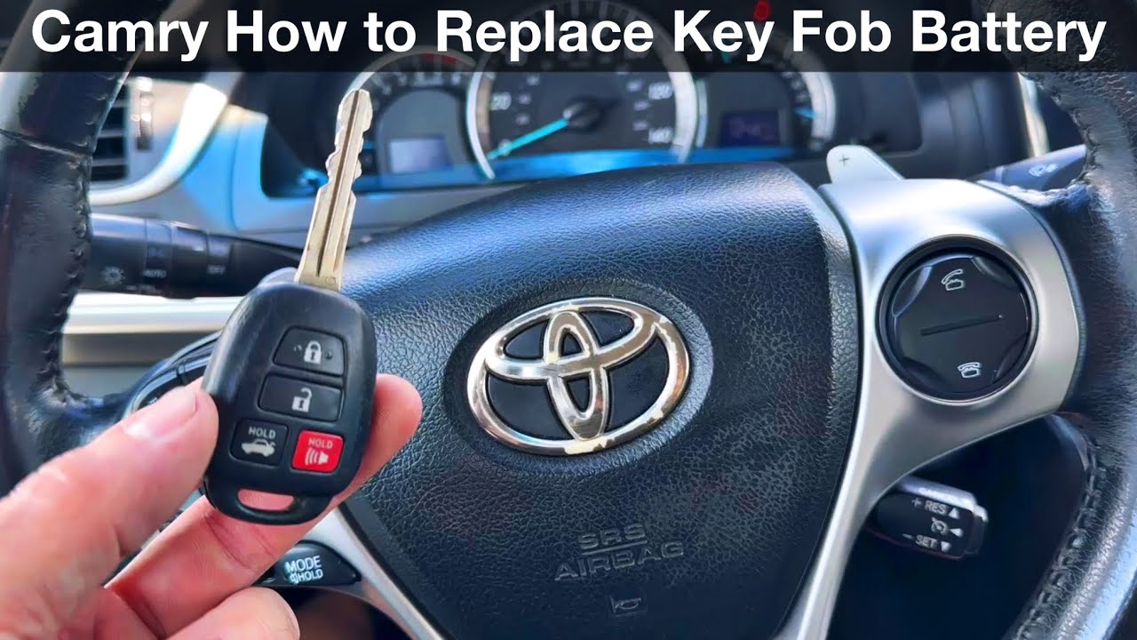 2012 2017 Toyota Camry How To Replace Key Fob Battery YouTube 2012-2017-toyota-camry-how-to-replace-key-fob-battery-youtube