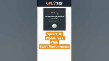 Make Your WordPress Site Blazing Fast with Swift Performance!