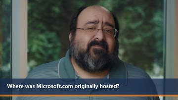 Where was Microsoft com originally hosted? | One Dev Question