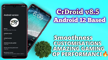 CrDroid v8.5 For Redmi Note 7 Pro | CrDroid 8.5 Android 12L | Amazing Gaming OP Performance