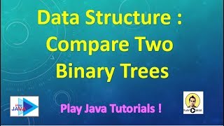 Data Structure in JAVA : Compare two binary trees.,return true if they are similar.