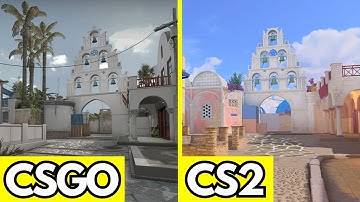 This old CSGO Map looks INCREDIBLE in CS2 (Santorini)