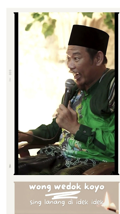 GUS FALAG ORA SETUJU YEN WONG WEDOK NYAMBUT GAWE HASILE LUWIH AKEH KETIMBANG WONG LANANG