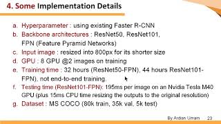 5 Mask RCNN - Some Implementation Details