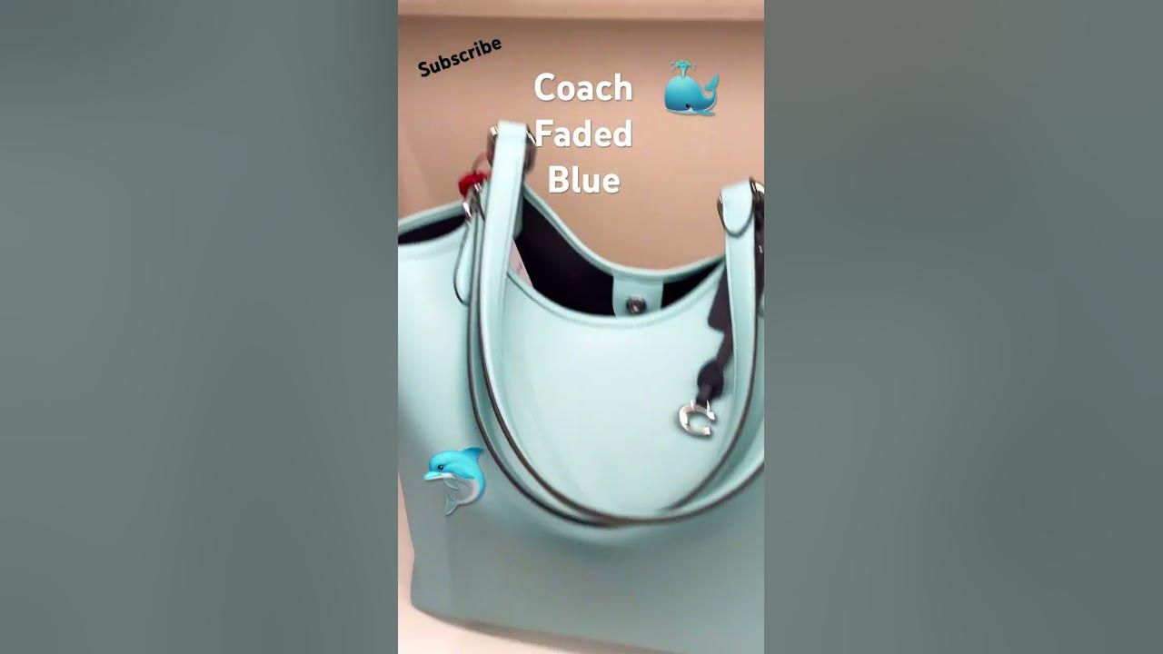Coach Soho Signature Jacquard Shoulder Bag - Faded Blue