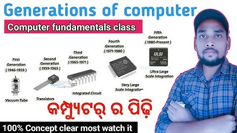 Generation of computer | କମ୍ପ୍ୟୁଟରର generation ଓଡି଼ଆରେ ଜାଣନ୍ତୁ | important for all competitive exams