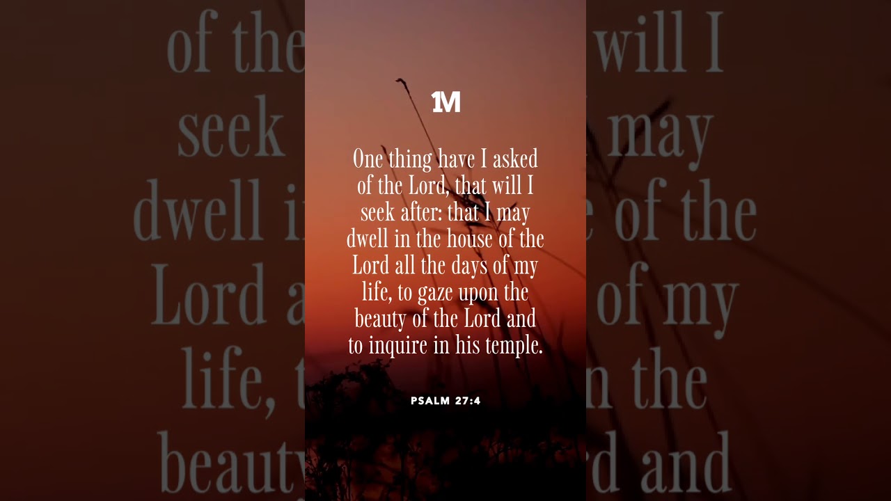 Psalm 27:4 