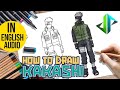 [DRAWPEDIA] HOW TO KAKASHI FROM NARUTO - STEP BY STEP DRAWING TUTORIAL