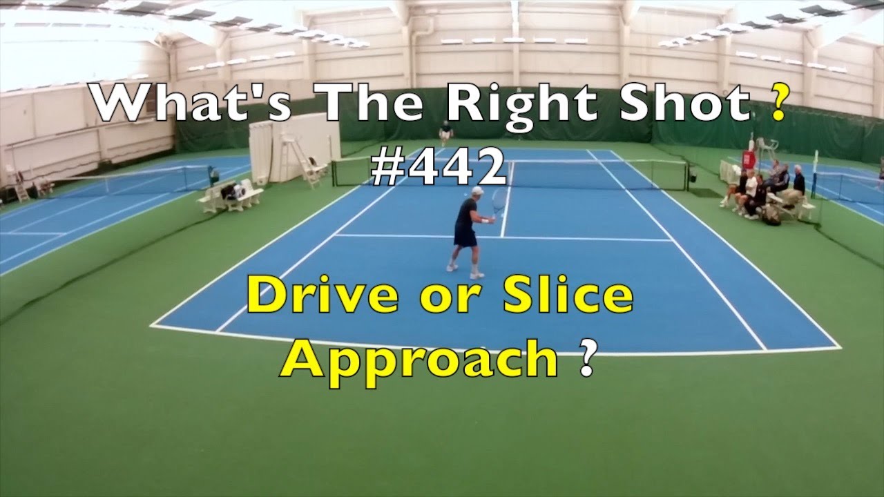 Tennis Forehand Approach Shot. Drive or Slice? What's The Right Shot ...