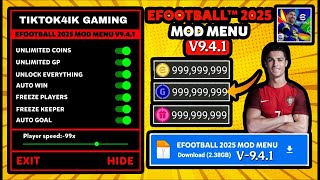 Efootball Pes 2025 Mod Apk V9.5.1 Gameplay Unlimited Coins And Gp, Unlocked Pes 2025 Mod Menu
